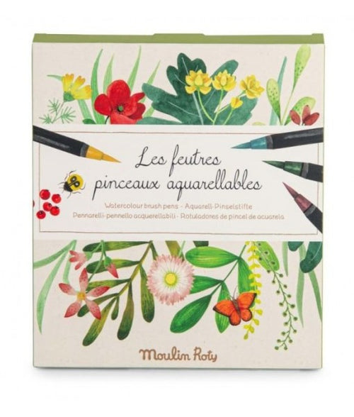 12 feutres aquarelle Le jardin du Moulin