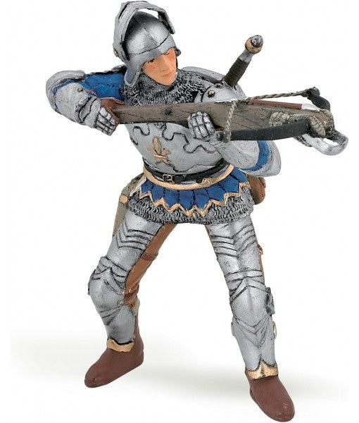 Arbalétrier bleu en armure