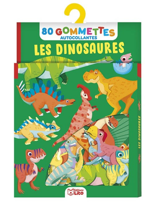 80 gommettes - Les dinosaures