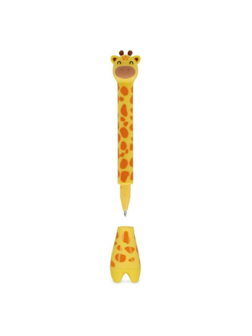 Stylo à bille avec base girafe
