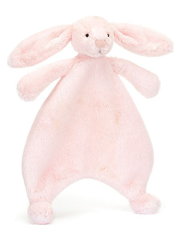 Bashful pink bunny comforter
