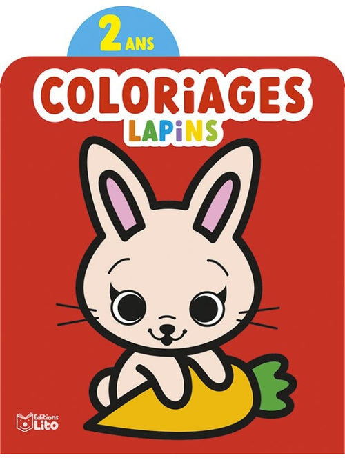 Coloriages lapins 2 ans