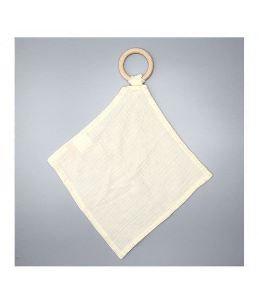 Anneau bois & coton naturel