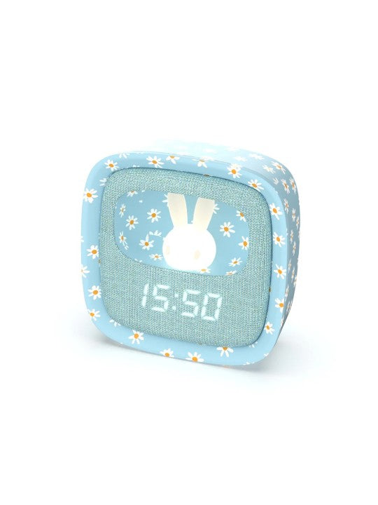 Réveil veilleuse Billy clock and light blue flower