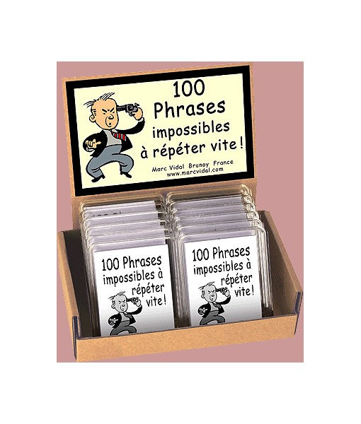 100 phrases impossibles à répéter vite