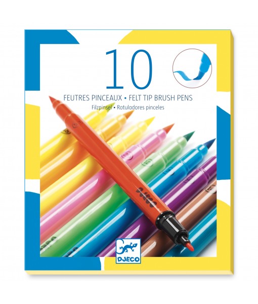 10 Feutres pinceaux Pop