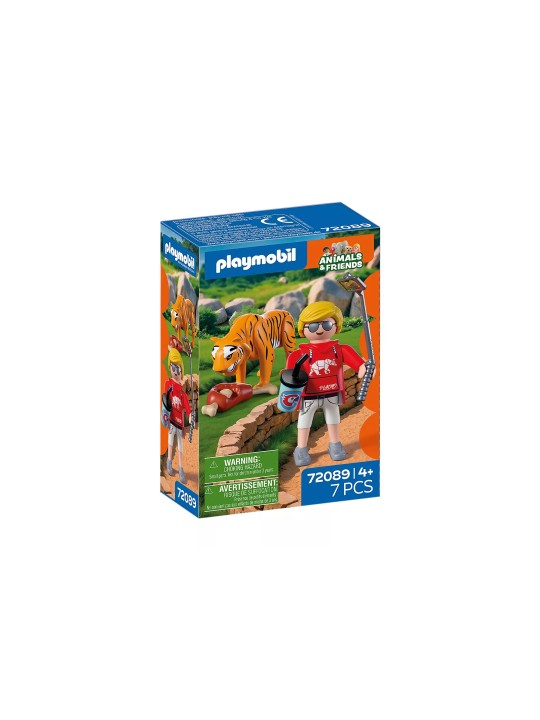 Animals & friends - Zoo : tigre et visiteur