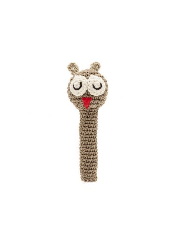 Hochet crochet hibou