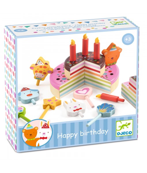 Happy birthday Gâteau d'anniversaire - dînette