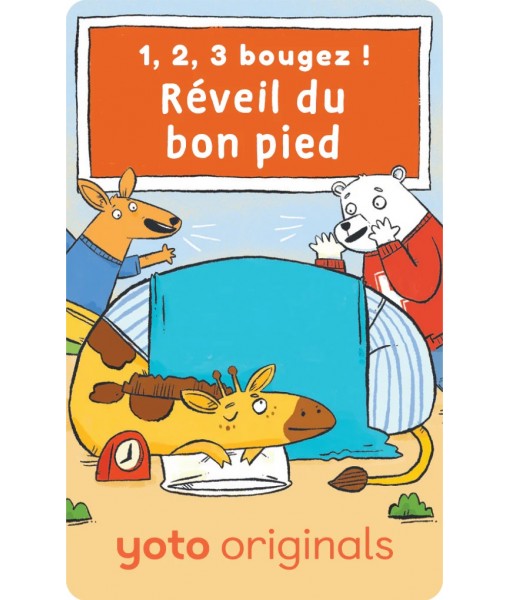 1, 2, 3, bougez ! (6 cartes audio)