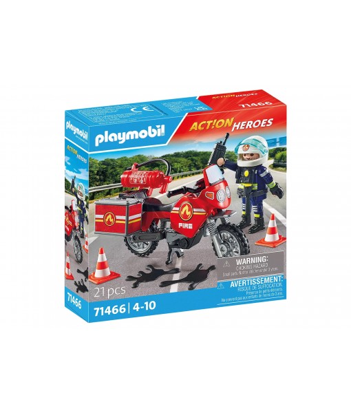 Action Heroes - Pompier et moto