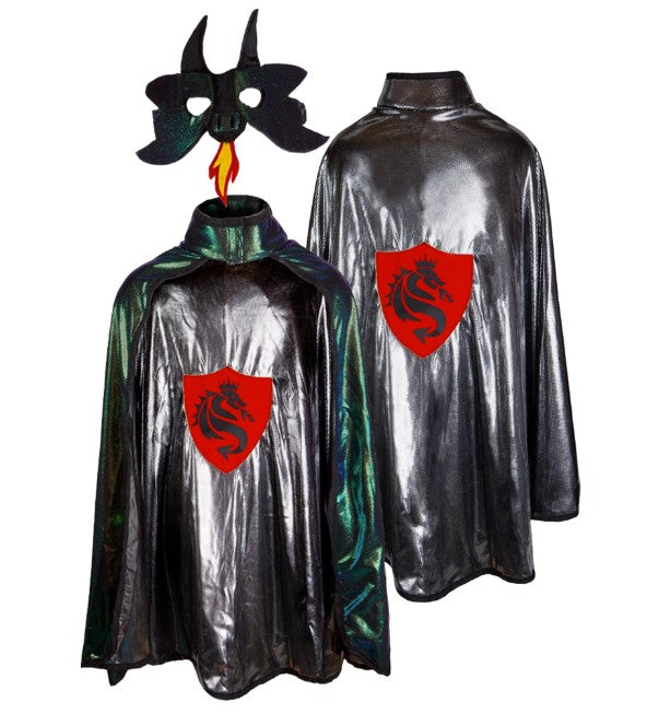 Cape réversible dragon avec masque GREAT PRETENDERS
