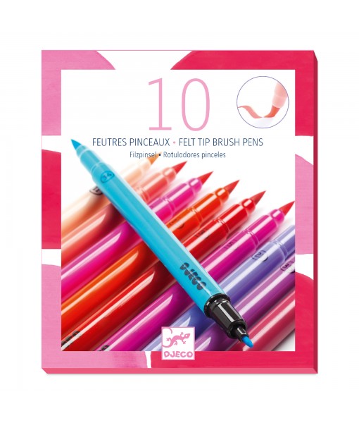 10 Feutres pinceaux sweet