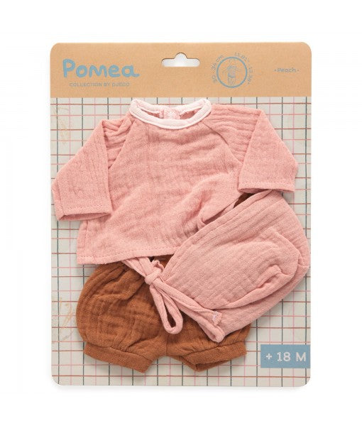 Baby Poméa - Tenue Peach pour poupée 30-34 cm