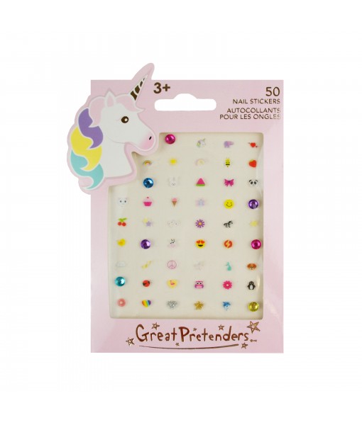 Autocollants ongles licorne