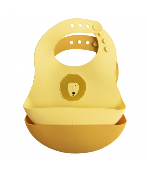 Bavoirs silicone Mr Lion (x2)