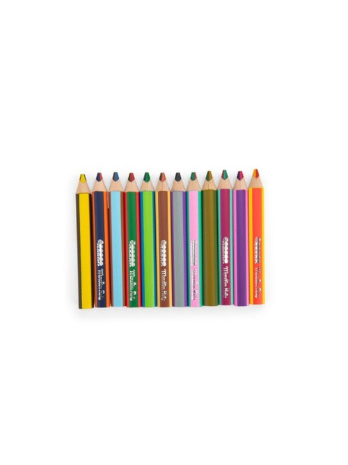 12 crayons bicolores Les petites merveilles