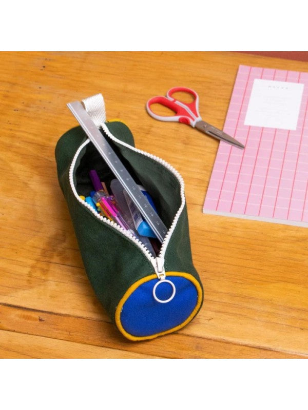 Trousse Mia tricolore bleu électrique