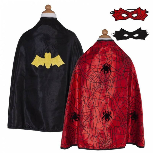 Cape réversible spiderman/batman GREAT PRETENDERS