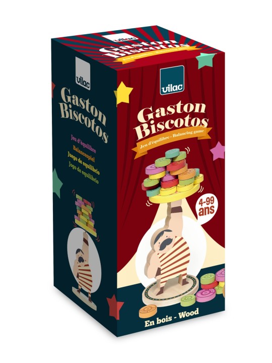 Gaston biscotos - Jeu d'équilibre