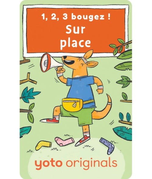 1, 2, 3, bougez ! (6 cartes audio)