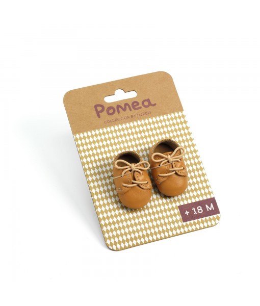 Baby Poméa - Chaussures poupée marron
