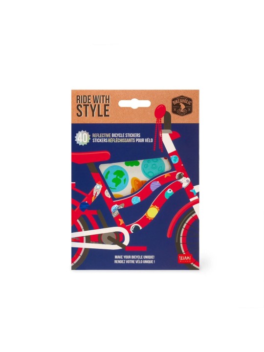 Stickers réfléchissants espace pour vélo