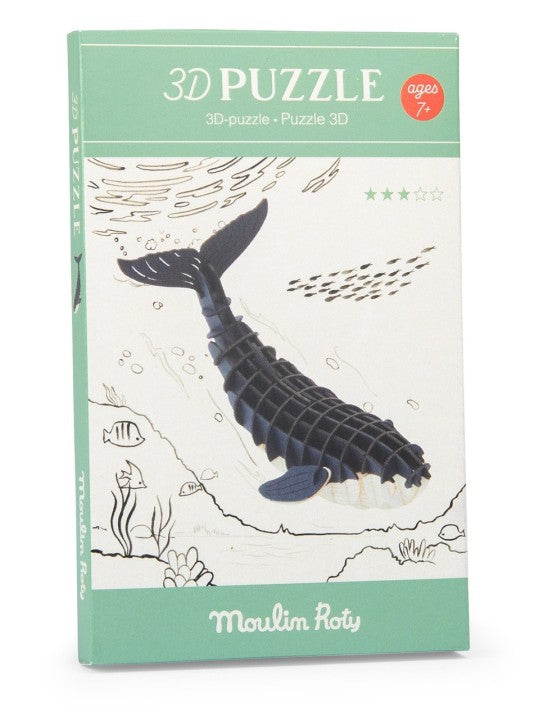 Puzzle 3D Baleine 45 pièces Tout autour du monde