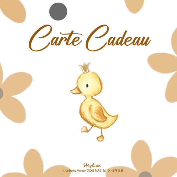 Carte-cadeau Poisplume