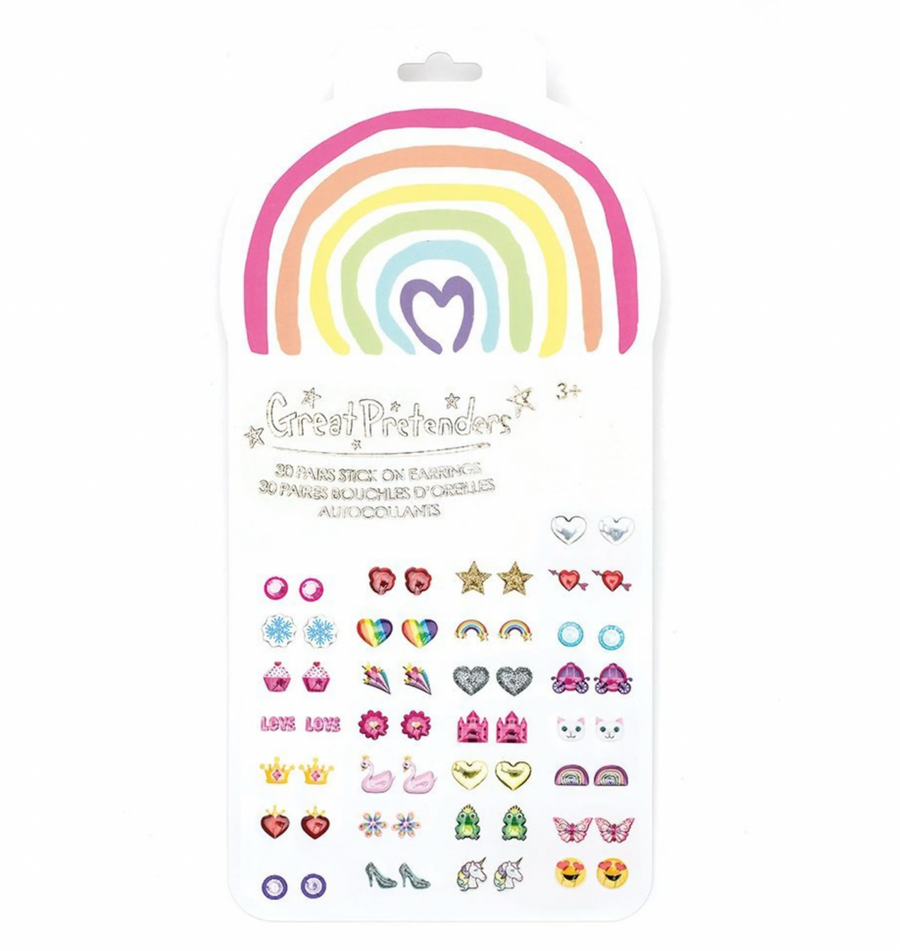 Boucles d'oreilles Rainbow Autocollant GREAT PRETENDERS