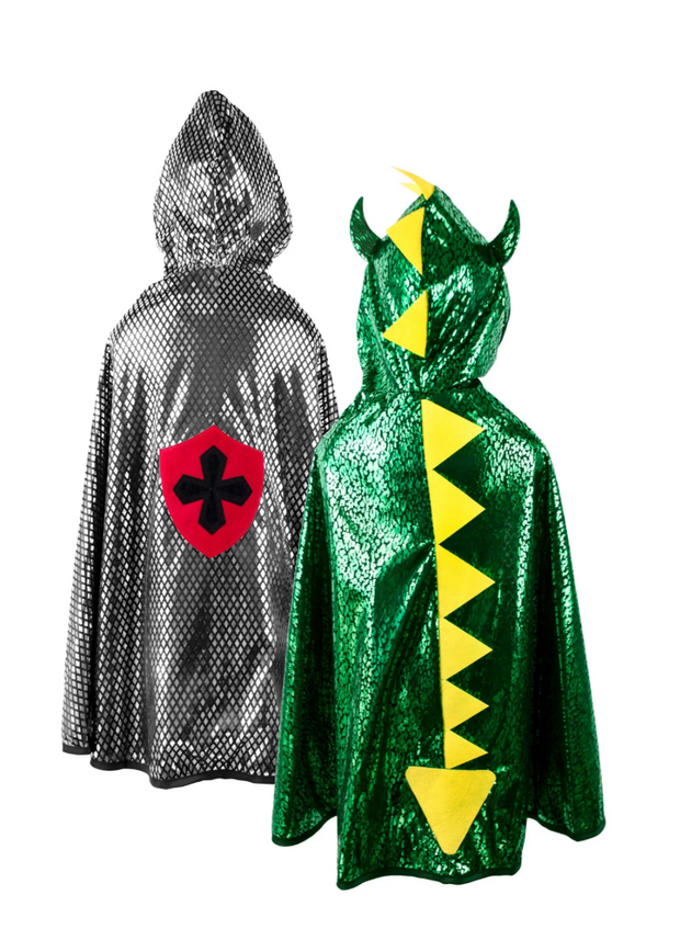 Cape réversible dragon/chevalier GREAT PRETENDERS