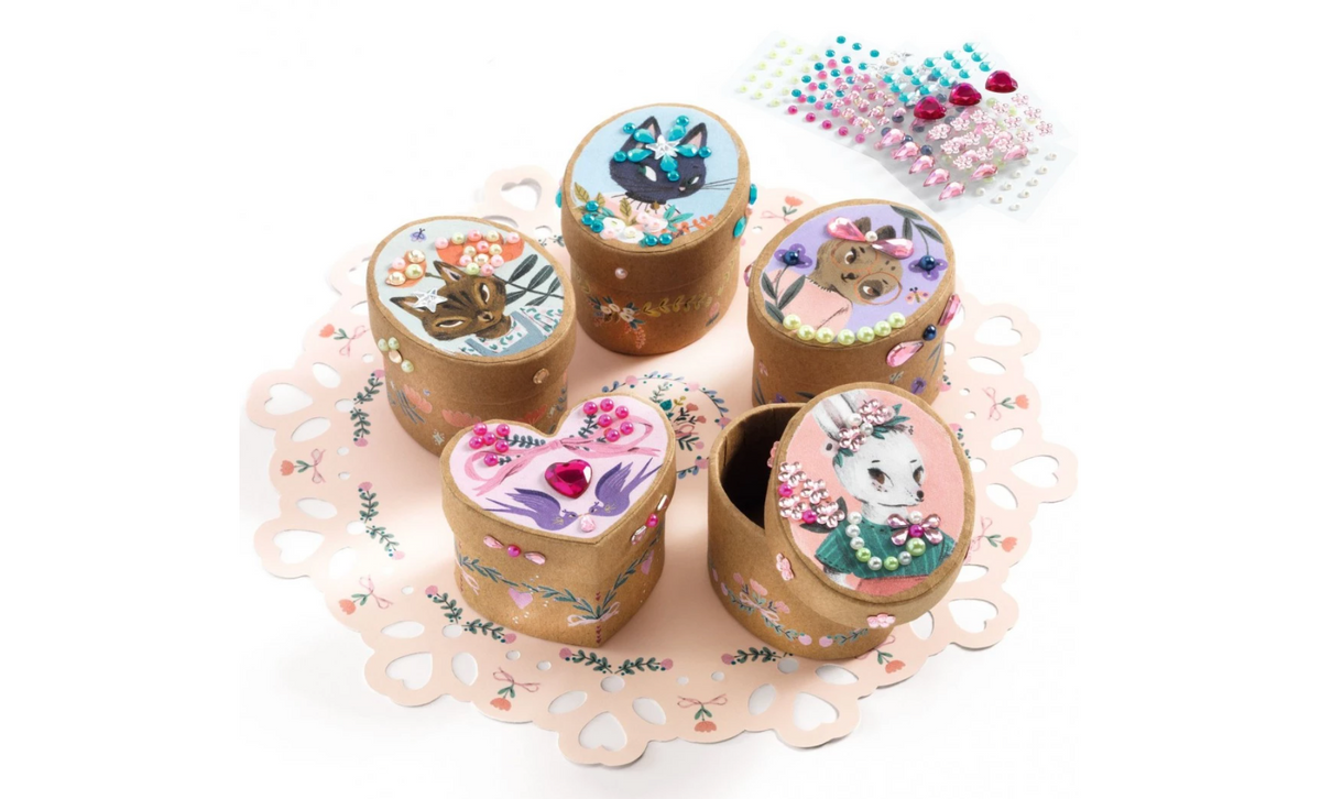 Adorables mini boîtes DIY DJECO