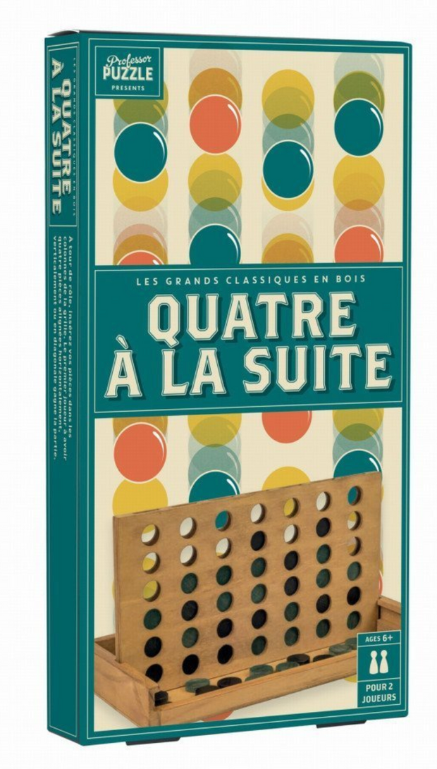 Quatre à la suite en bois vintage WILSON JEUX