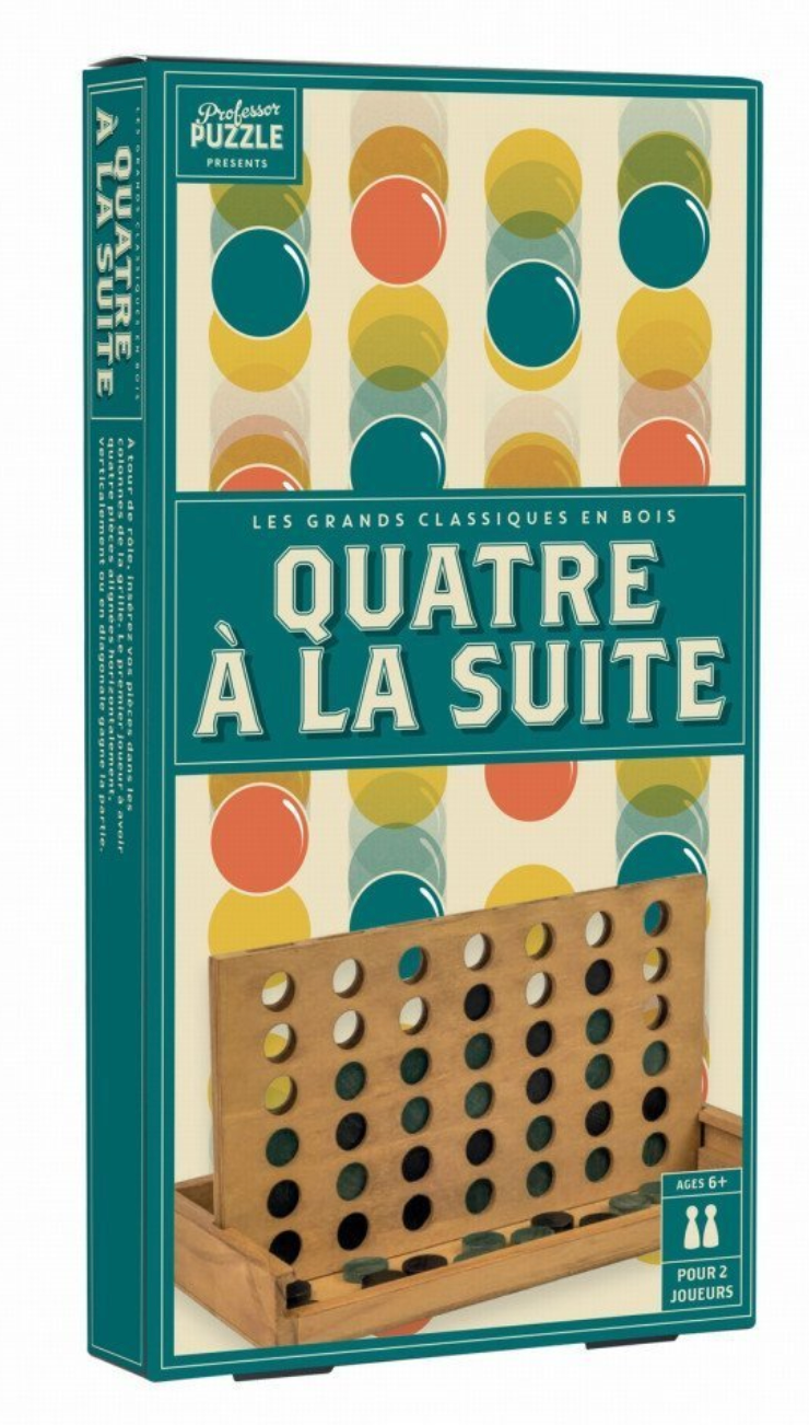 Quatre à la suite en bois vintage WILSON JEUX