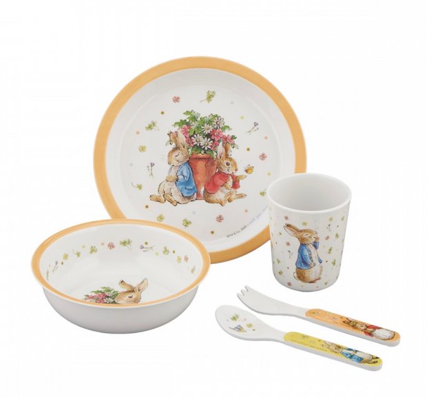 Coffret vaisselle 5 pièces Peter Rabbit PETIT JOUR
