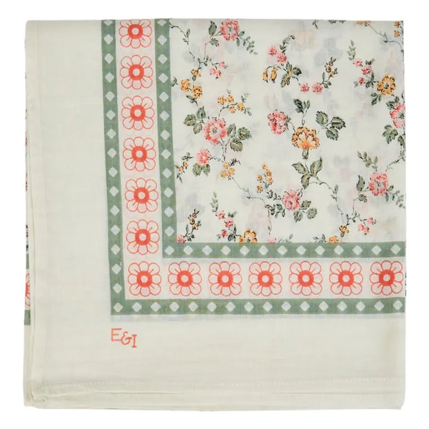 Foulard 100 x 100 cm ROSIER EMILE & IDA