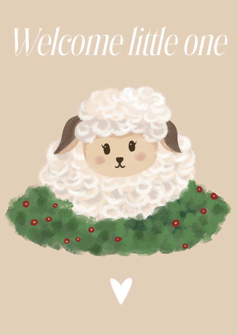 Carte postale Welcome Little One POISPLUME