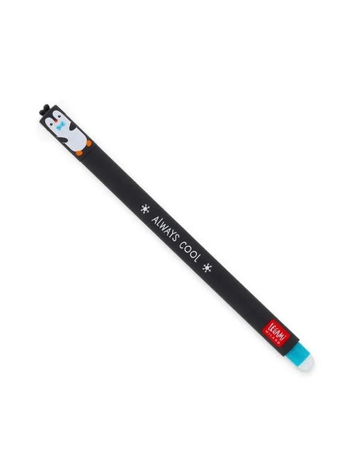 Stylo à encre gel effaçable pingouin