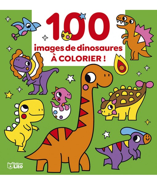 100 images de dinosaures à colorier