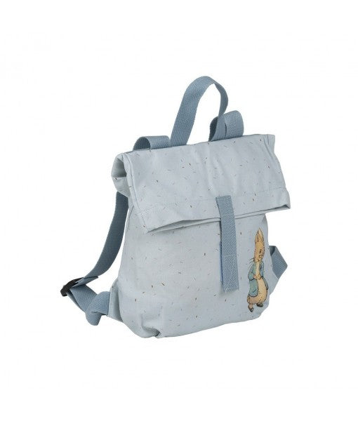 Sac à dos mini coursier bleu Pierre lapin