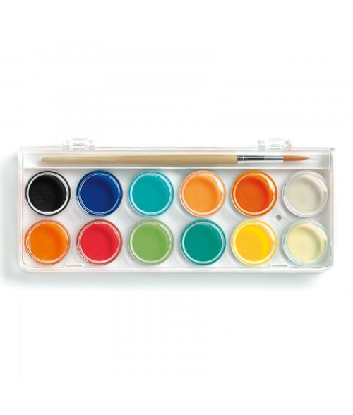 12 Pastilles de gouache classique