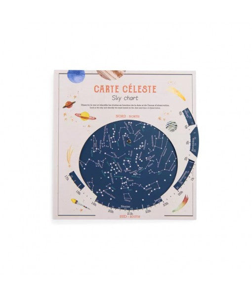 Carte céleste Le jardin du moulin