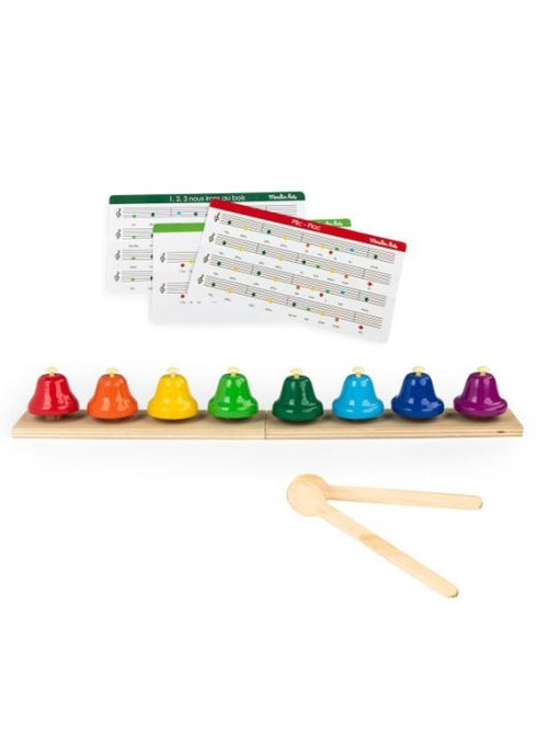 8 clochettes musicales Les Popipop