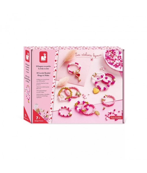 10 bagues en perles Lovely à créer