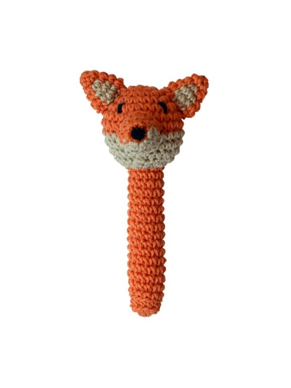 Hochet crochet renard