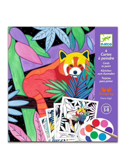 4 cartes à peindre - Selva