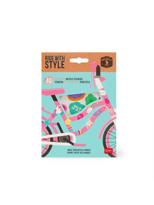 Stickers réfléchissants licorne pour vélo