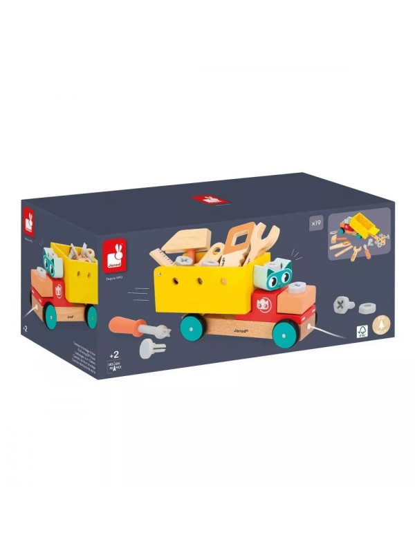 Brico'Kids - Camion de bricolage à tirer