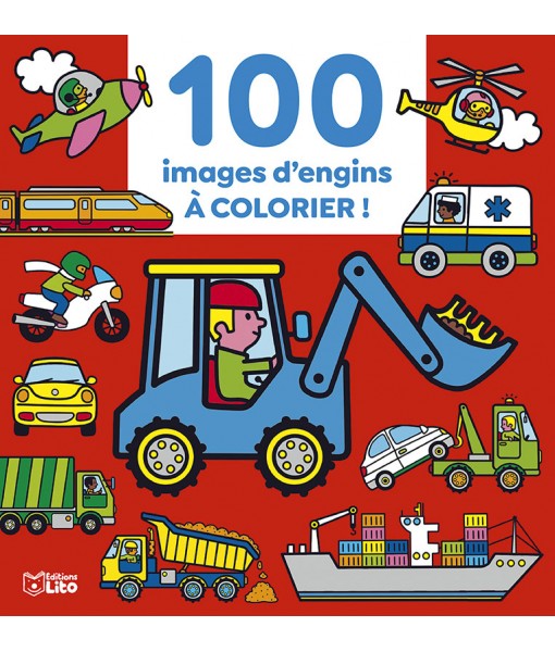 100 images d'engins à colorier