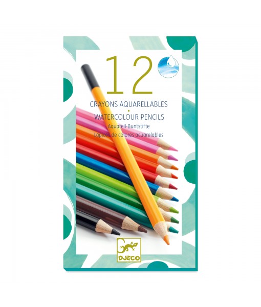 12 Crayons aquarelle classique
